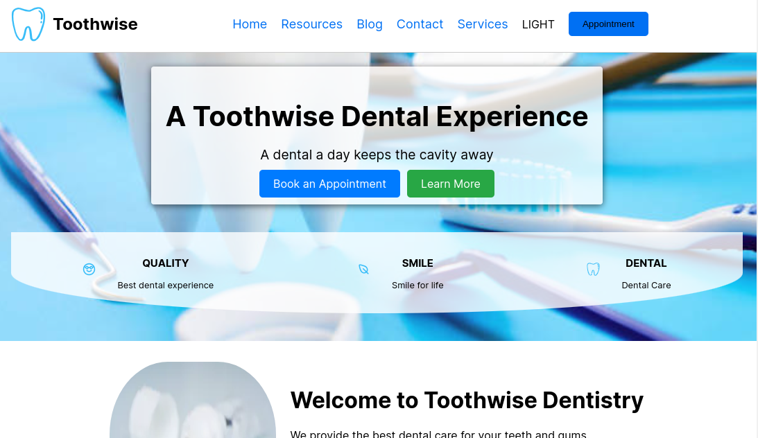 Dentist Website